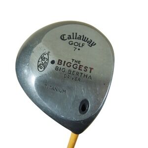 Callaway Golf Biggest Big‎ Bertha 7° Titanium Driver Proforce 65 Gold R Flex RH